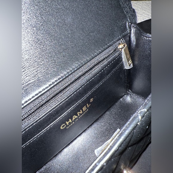 SOLD 22A Chanel Mini Rectangular Flap Bag with Top Handle - Picture 4 of 14